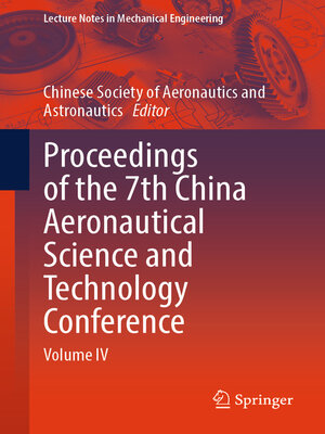 cover image of Proceedings of the 7th China Aeronautical Science and Technology Conference